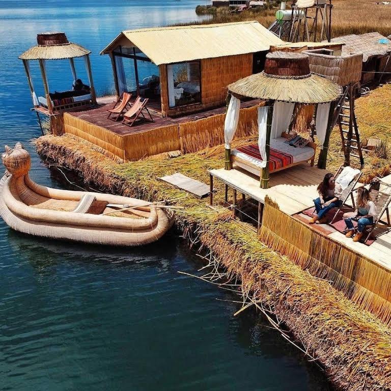 Uros Caminos Del Titicaca Peru Villa Puno Exterior foto