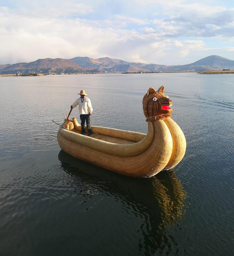 Uros Caminos Del Titicaca Peru Villa Puno Exterior foto